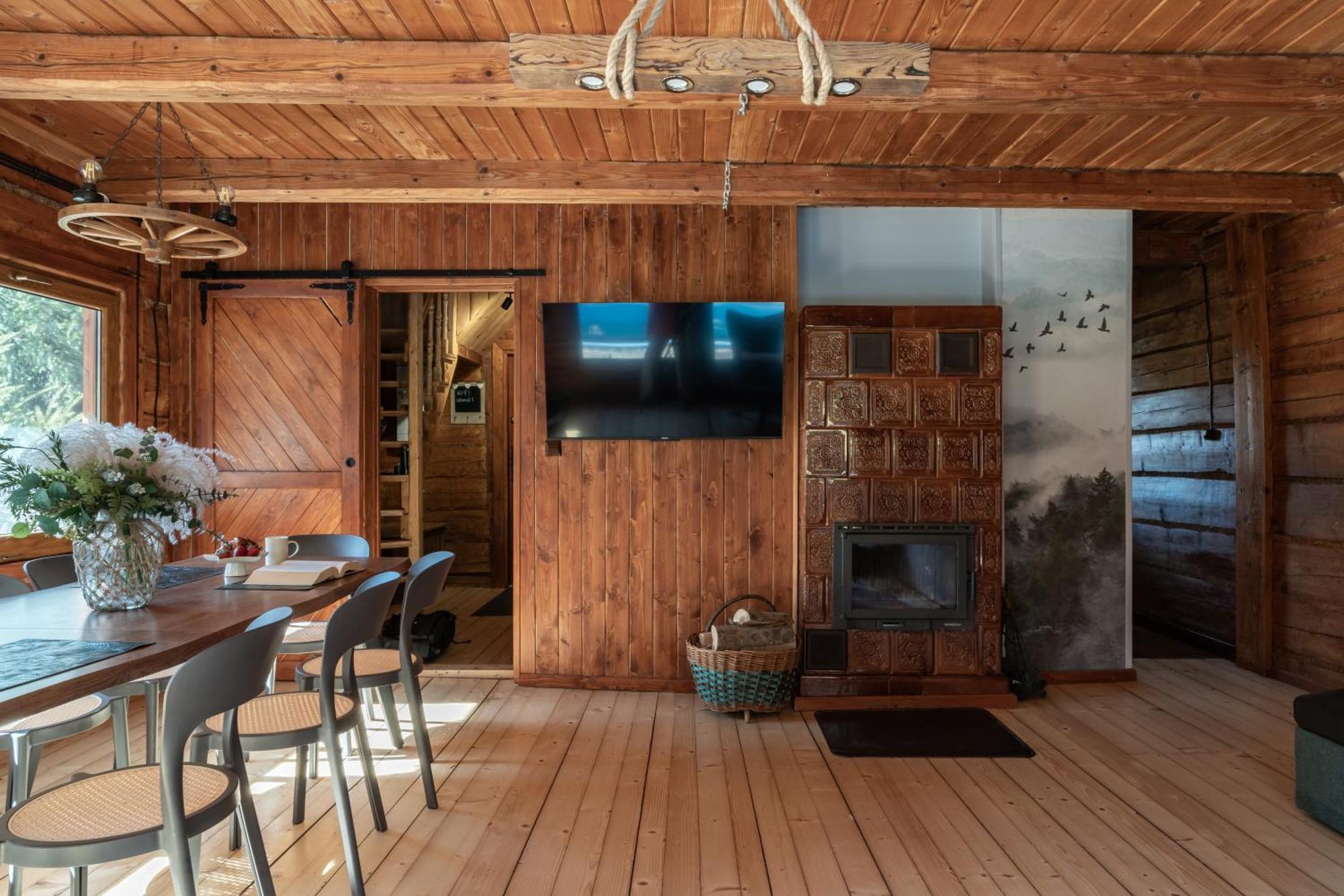 Polana Slowikowa 5 Star- Domek W Gorach Z Jacuzzi, Sauna,Basen,Ogrod Z Lasem, Kominek I Narty Stroza  ภายนอก รูปภาพ