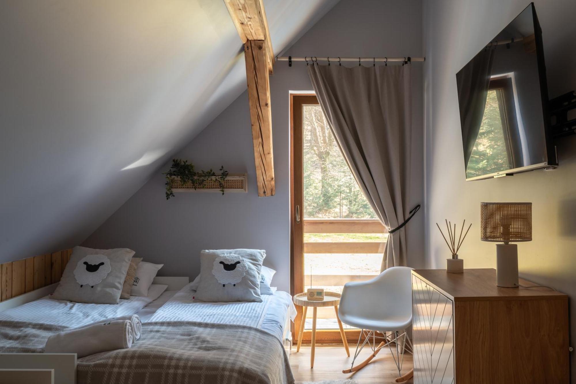 Polana Slowikowa 5 Star- Domek W Gorach Z Jacuzzi, Sauna,Basen,Ogrod Z Lasem, Kominek I Narty Stroza  ภายนอก รูปภาพ